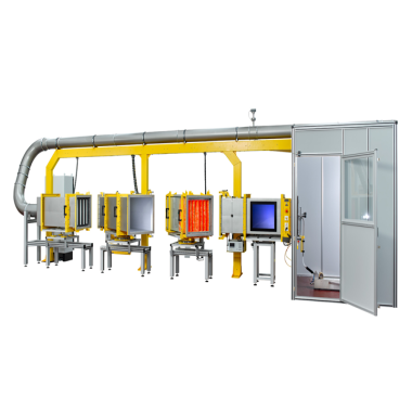 Filter test system for general air filters