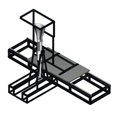 Cargo Compartment Liner Burn-Through Fuel Tester