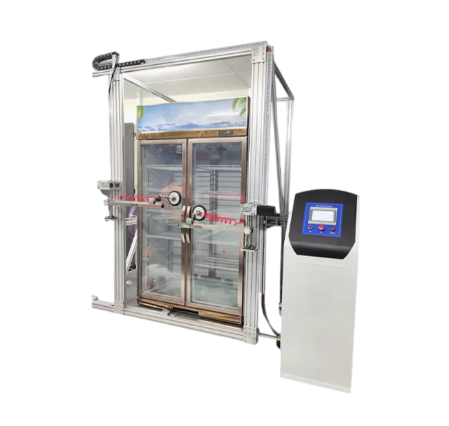 Durability Tester for Left-Right Opening Refrigerated Display Cabinet Doors