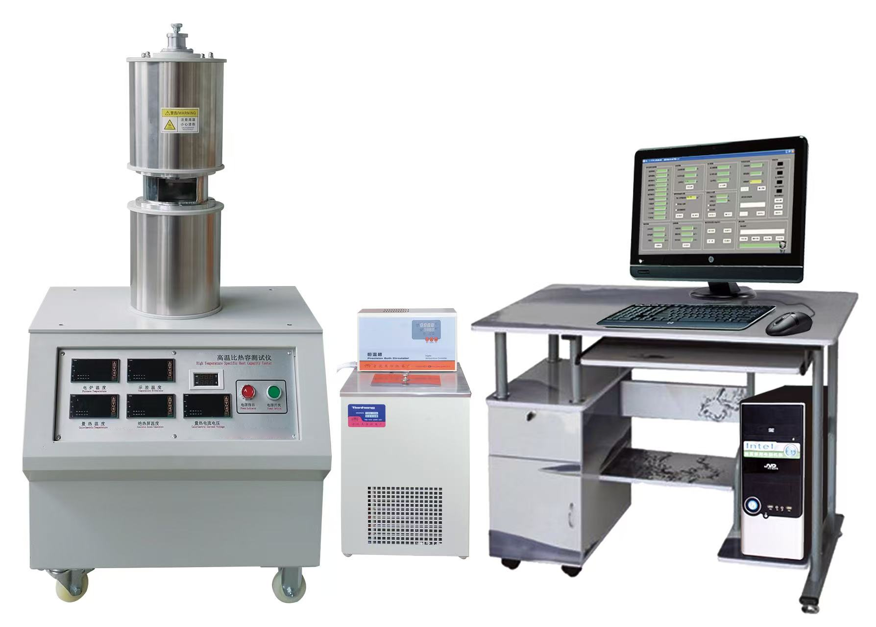 High-Temperature Specific Heat Capacity Tester