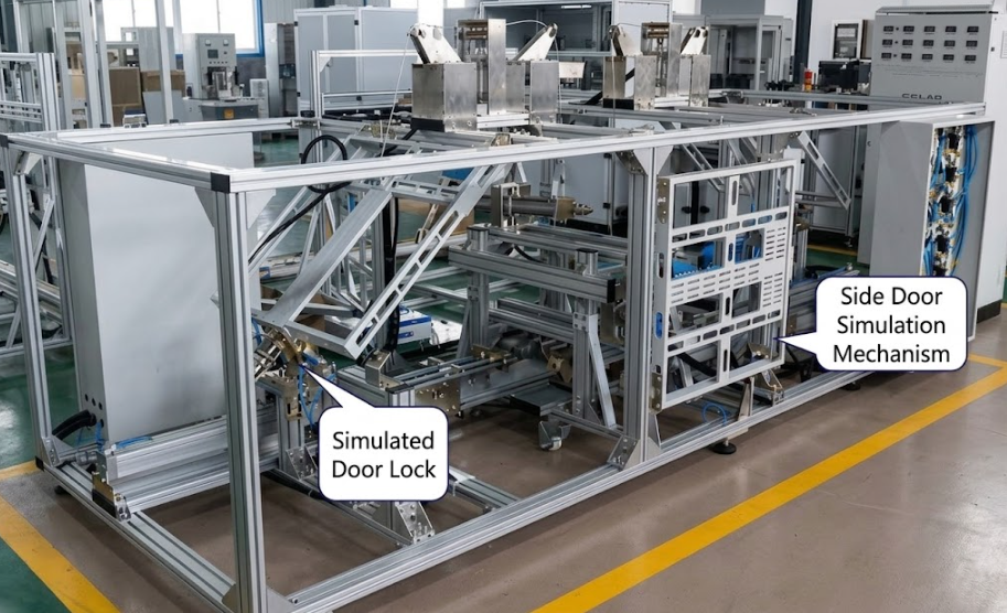 Test Bench for Car Door Locks and Hinges